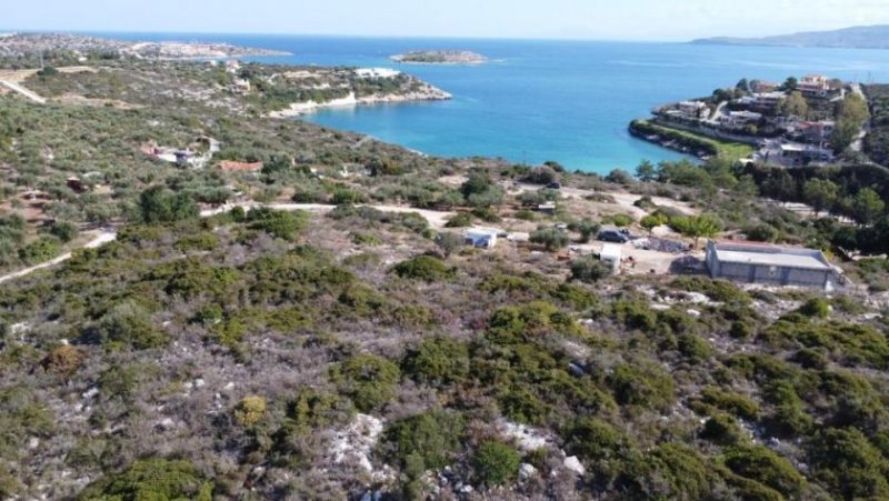 Loutraki Akrotiri Kreta, Loutraki: Grundstück mit Meerblick in Strandnähe zu verkaufen Grundstück kaufen